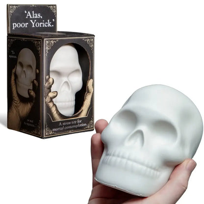 Alas Poor Yorick Skull Squishy Toy