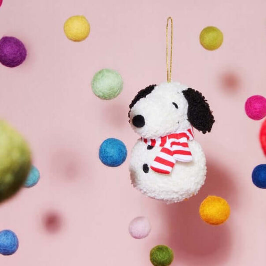 Peanuts Snoopy ECO Tiny Teddy Snowman