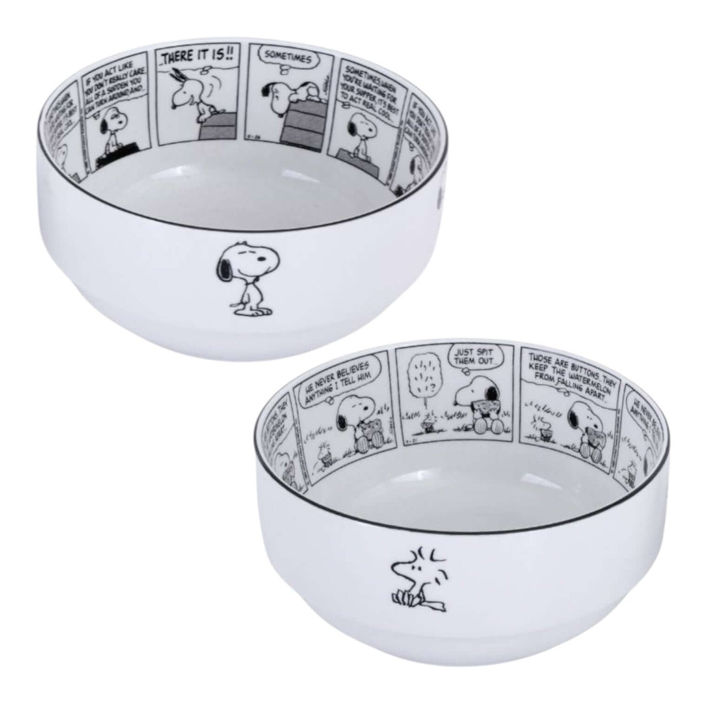 Peanuts “Snoopy Sunday Strips” Bowl Set
