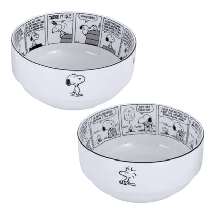 Peanuts “Snoopy Sunday Strips” Bowl Set