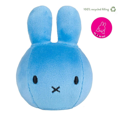 9cm Miffy Squish Ball Plush- Blue