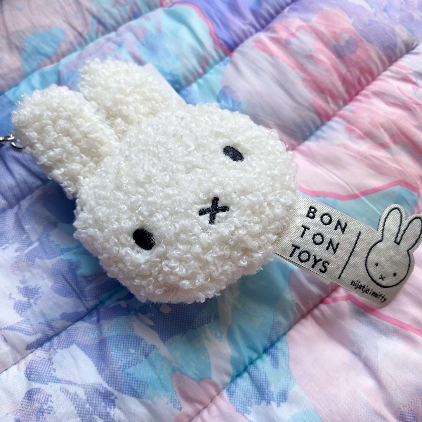 100% Recycled Miffy Tiny Teddy ECO Cream Keyring
