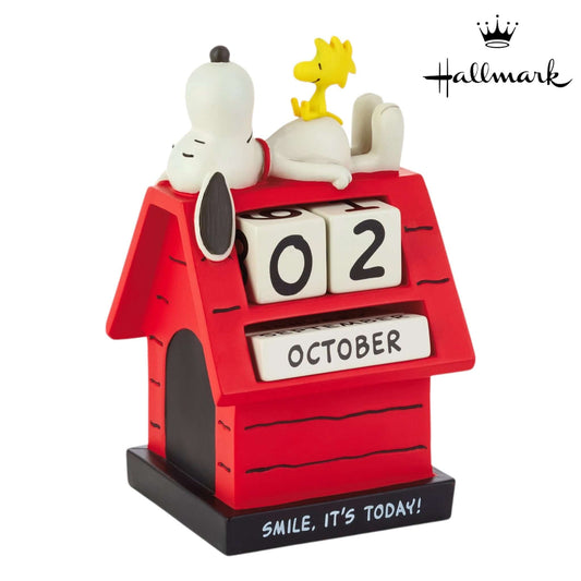 Peanuts Snoopy & Woodstock Perpetual Doghouse Calendar