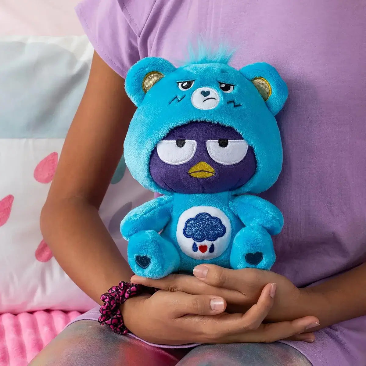 Care Bears 22cm Bean Plush- Badtz-Maru as Grumpy Bear