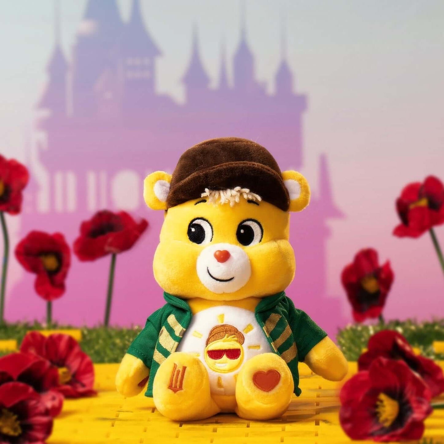 Care Bears x Wicked - Funshine Bear as the Scarecrow 22cm Plush