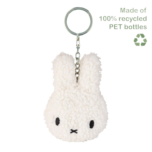 100% Recycled Miffy Tiny Teddy ECO Cream Keyring