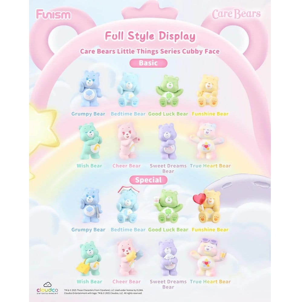 Funism Care Bears Little Things Series Cubby Face Blind Box
