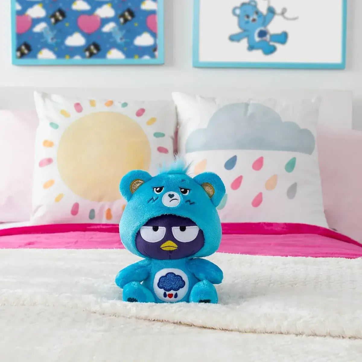 Care Bears 22cm Bean Plush- Badtz-Maru as Grumpy Bear