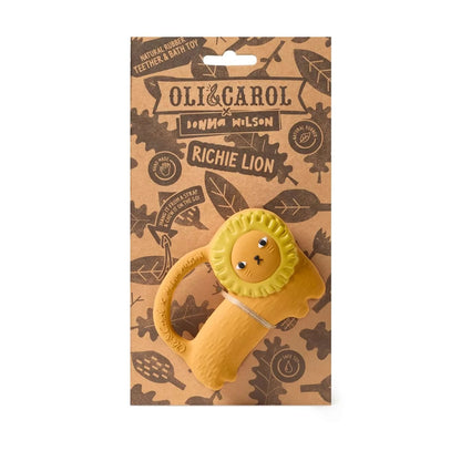 Donna Wilson Natural Rubber Richie Lion Baby Teether