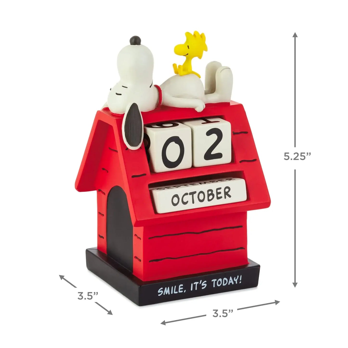 Peanuts Snoopy & Woodstock Perpetual Doghouse Calendar