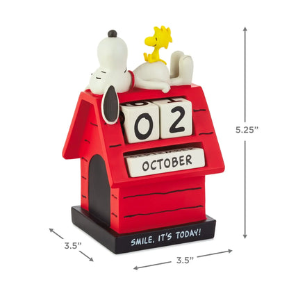 Peanuts Snoopy & Woodstock Perpetual Doghouse Calendar