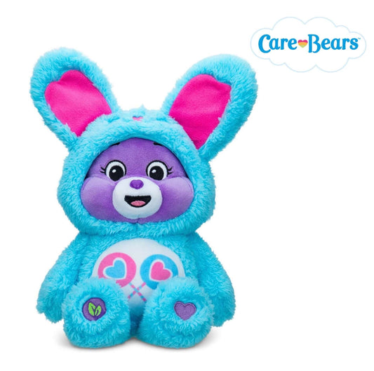 Care Bears 22cm Hoodie Bean Plush- Share Bear Bunny