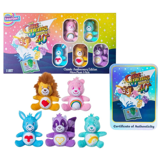 Care Bears and Cousins Micro Teenies 40th Anniversary 5 Pack