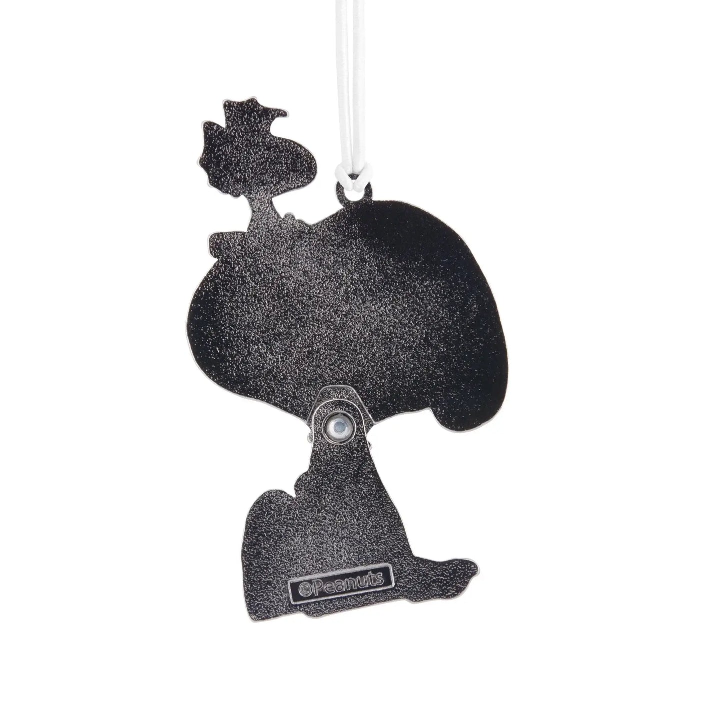 Peanuts Moving Metal Snoopy & Woodstock Ornament
