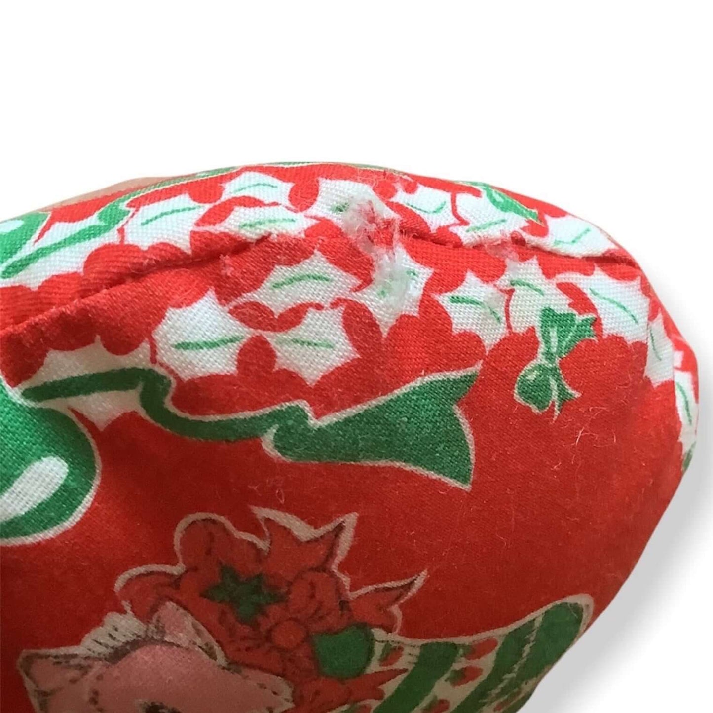 Vintage Strawberry Shortcake Custard the Cat Fabric Christmas Tree Decoration