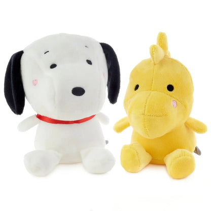 Peanuts Snoopy & Woodstock Better Together Magnetic Soft Plush Pair