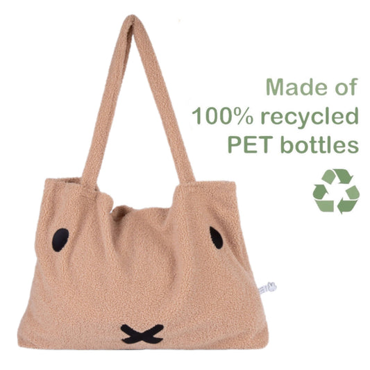 100% Recycled Miffy Shopping Tote Bag- Beige