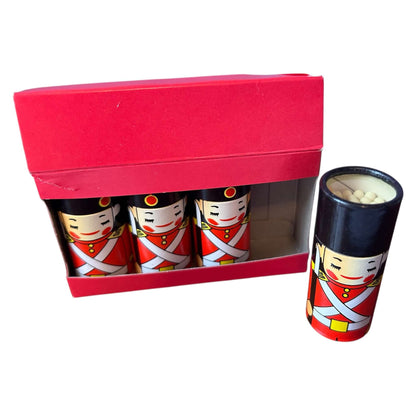 Vintage PeterJohn Set of 4 Soldier Matchboxes