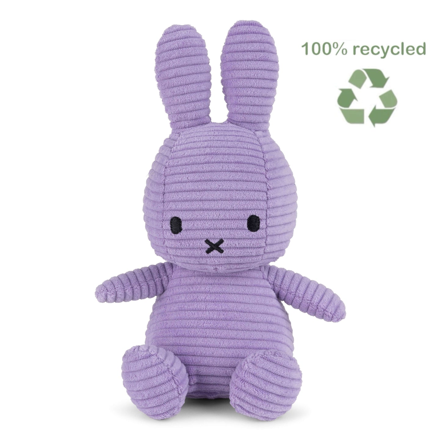 24cm Corduroy Miffy Plush- Lilac