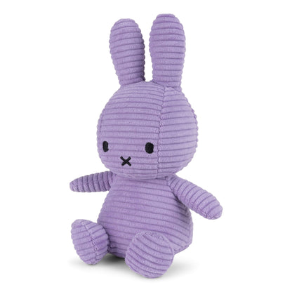 24cm Corduroy Miffy Plush- Lilac