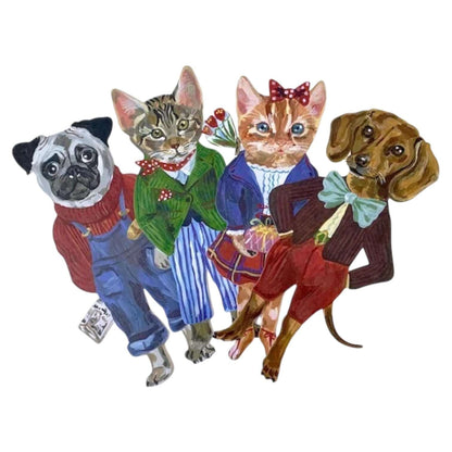Fancy Fauna Set of 12 Notecards