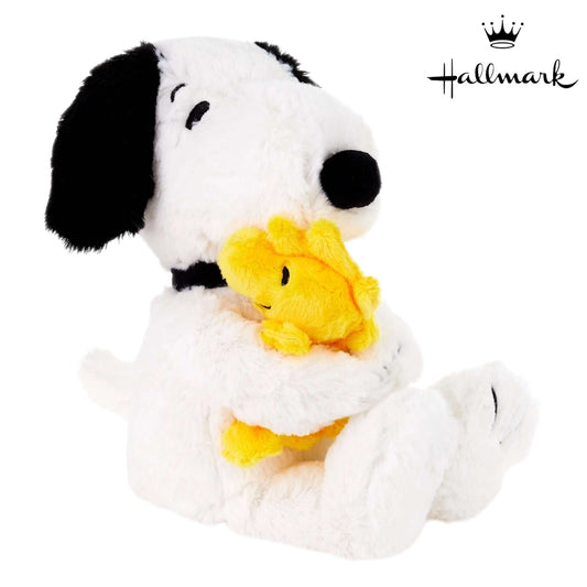 Peanuts Snoopy & Woodstock Magnetic Hugging Soft Plush Pair