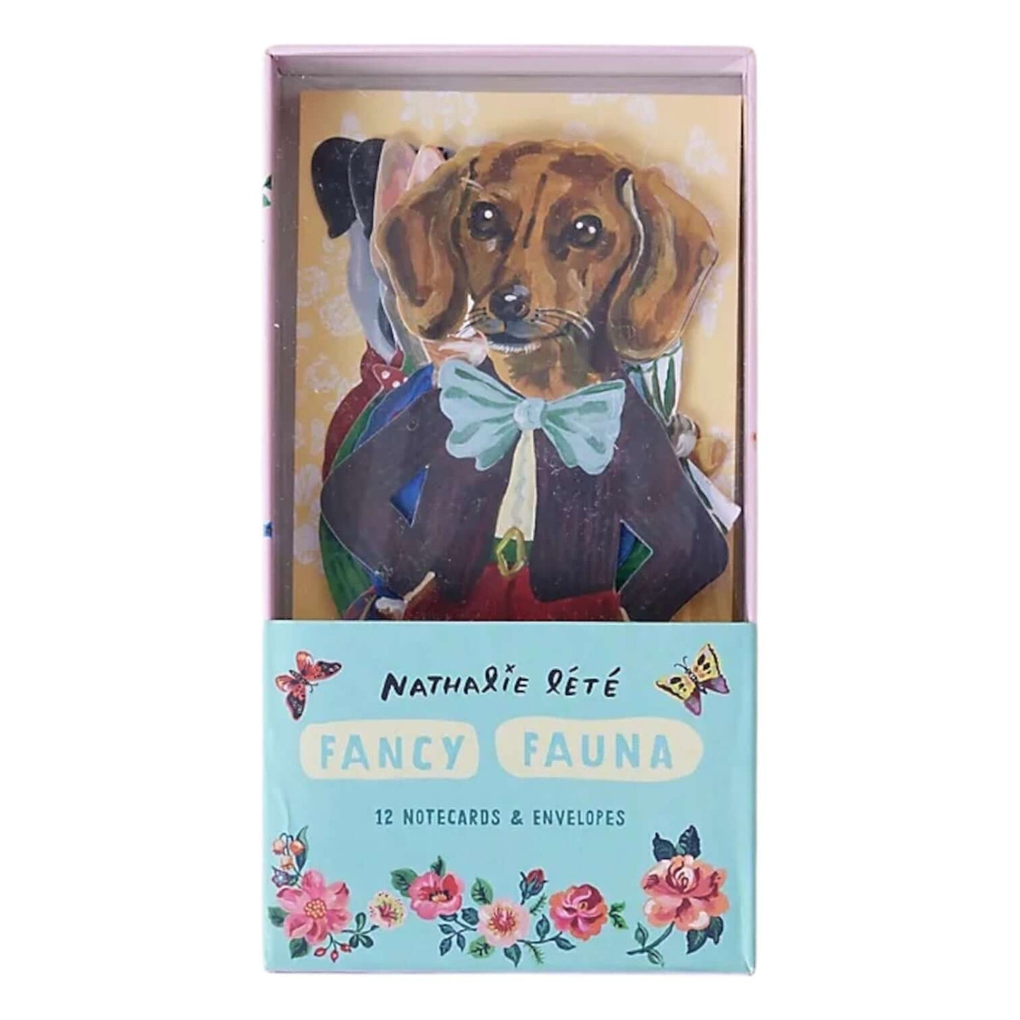 Fancy Fauna Set of 12 Notecards