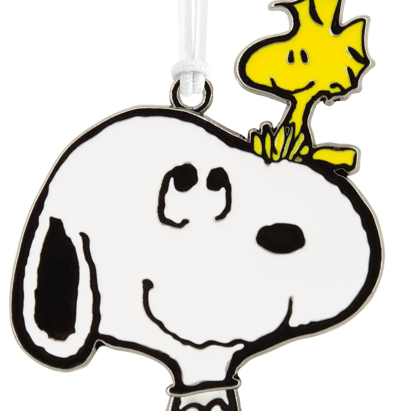 Peanuts Moving Metal Snoopy & Woodstock Ornament