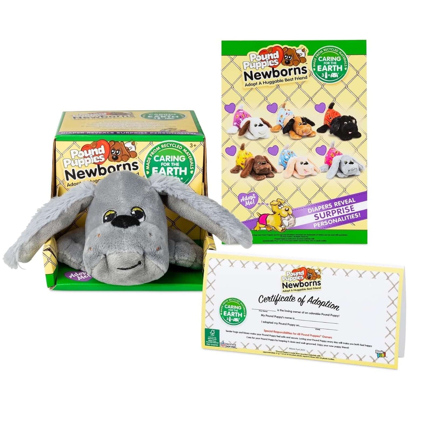 Eco Surprise Pound Puppies Newborns- Lovey