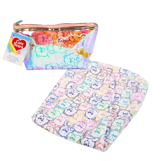 Care Bears Hair Turban and Cosmetics Bag Set