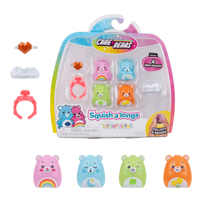Original Squishmallows Squish-a-longs Care Bears Mini-Squish Series (Style 1)