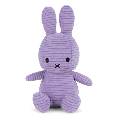 24cm Corduroy Miffy Plush- Lilac