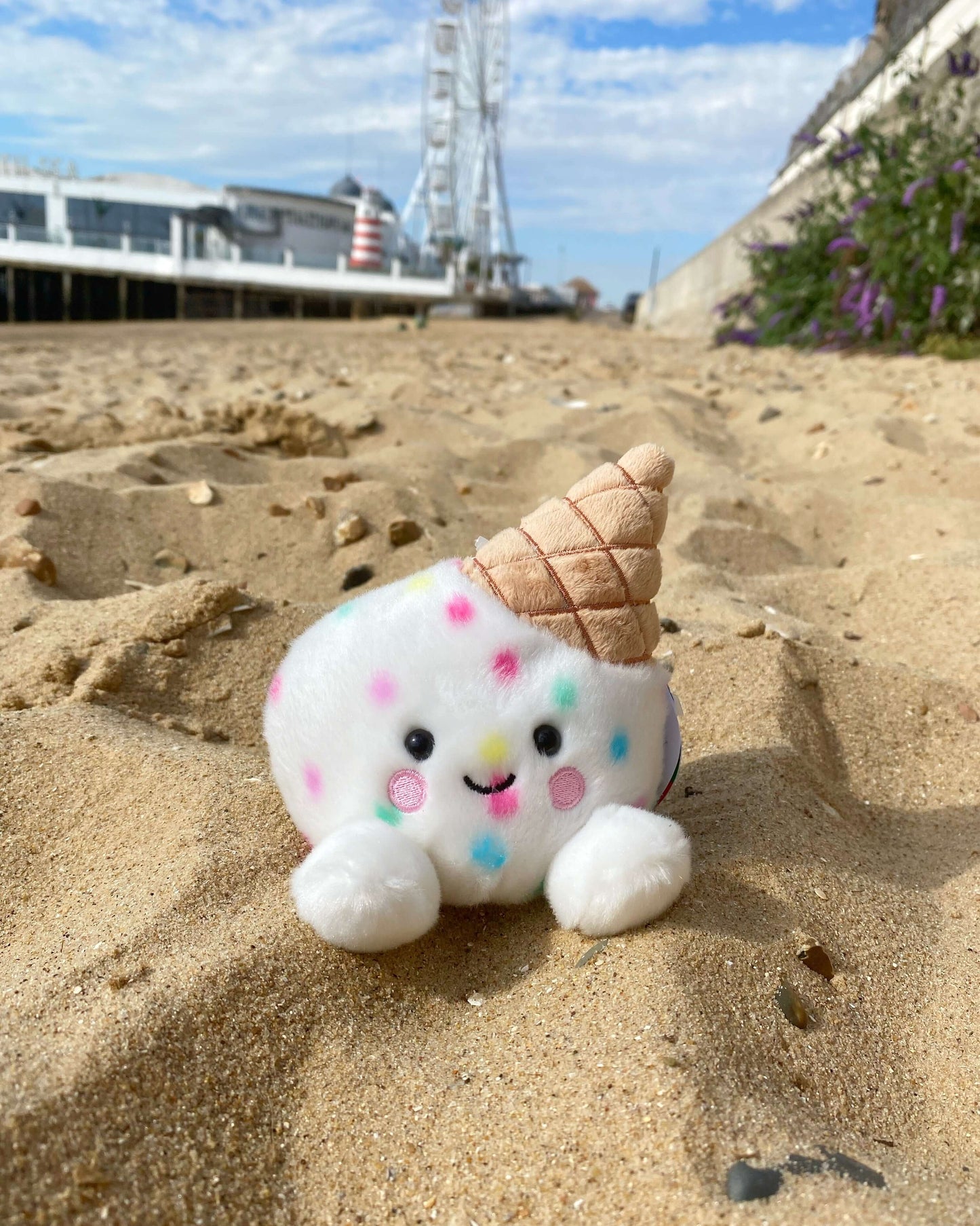 Palm Pals Sprinkle Ice Cream Soft Toy