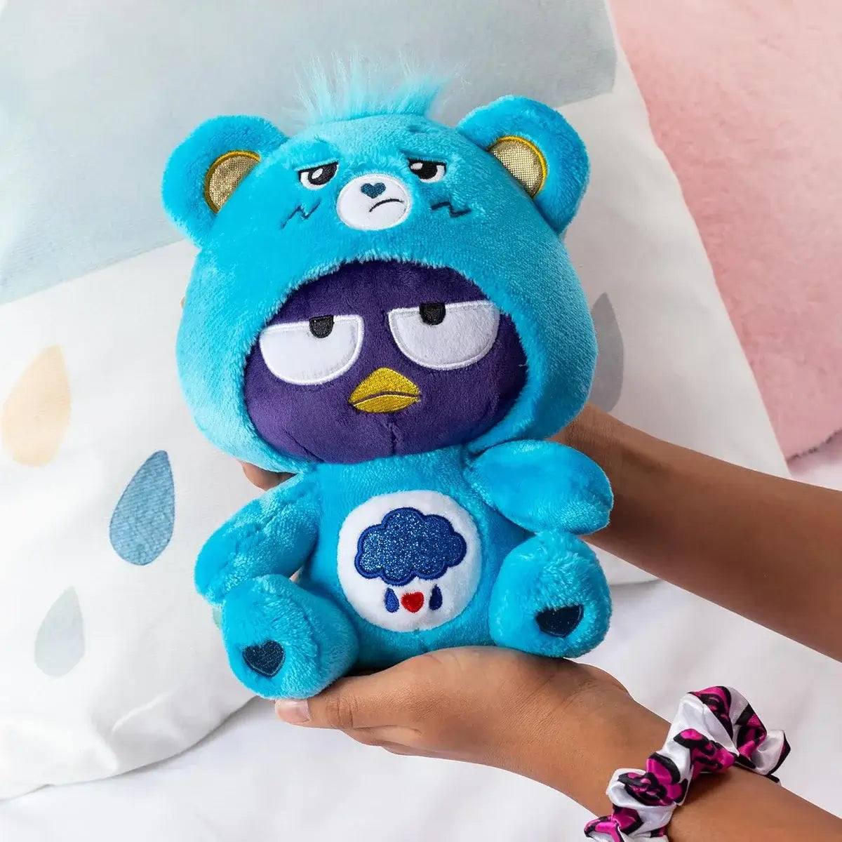 Care Bears 22cm Bean Plush- Badtz-Maru as Grumpy Bear