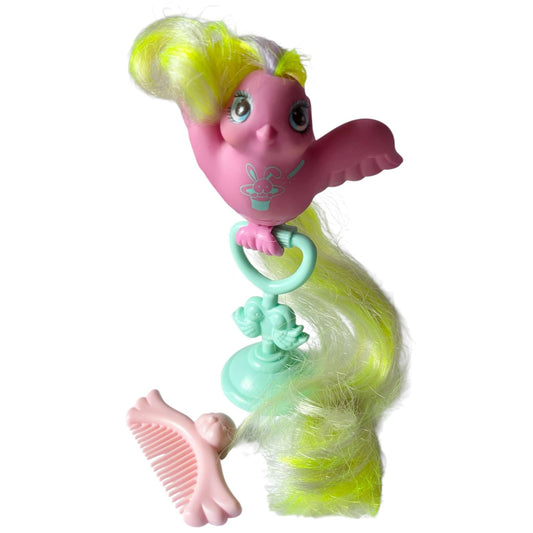 Vintage Fairy Tails Bird Stand and Comb 1986- Tricky Tails
