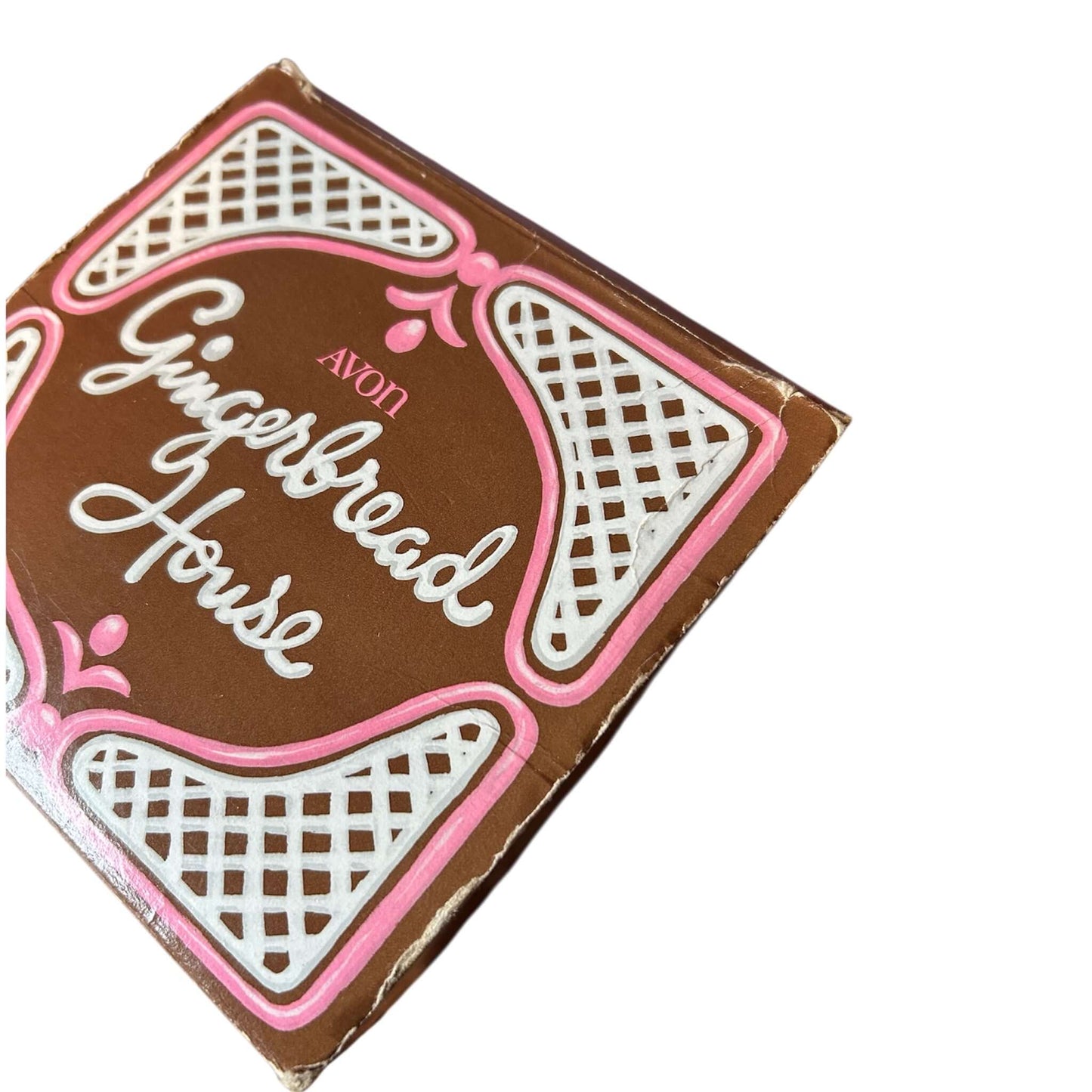 Vintage Avon Large Gingerbread House Christmas Candle