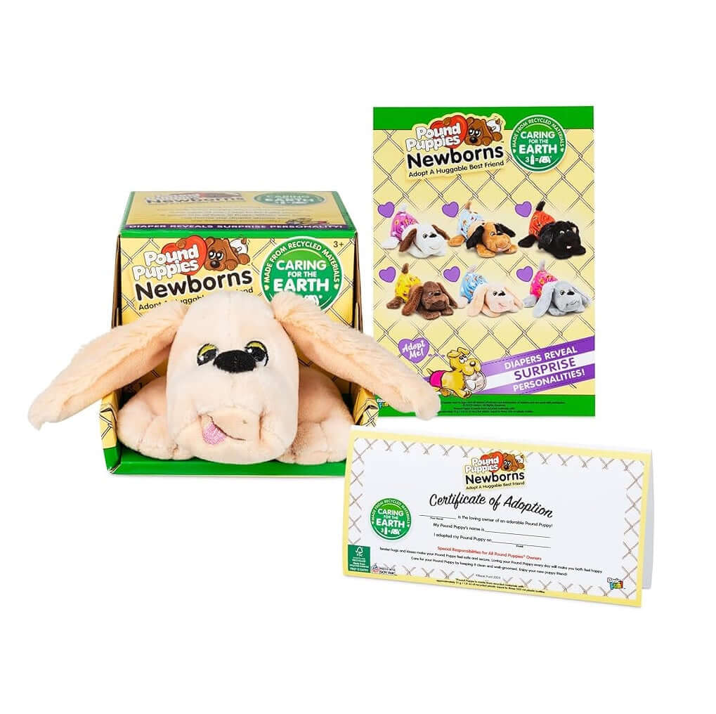 Eco Surprise Pound Puppies Newborns- Sleepy