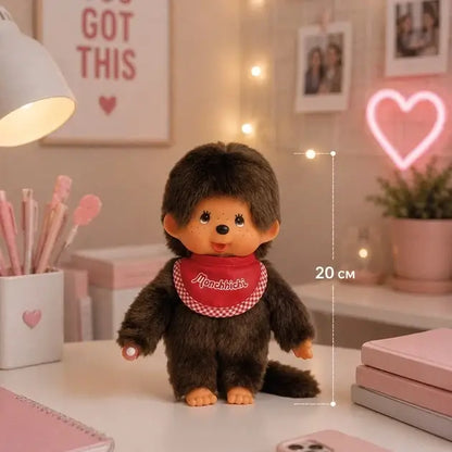 Monchhichi Classic Red Boy Soft Toy