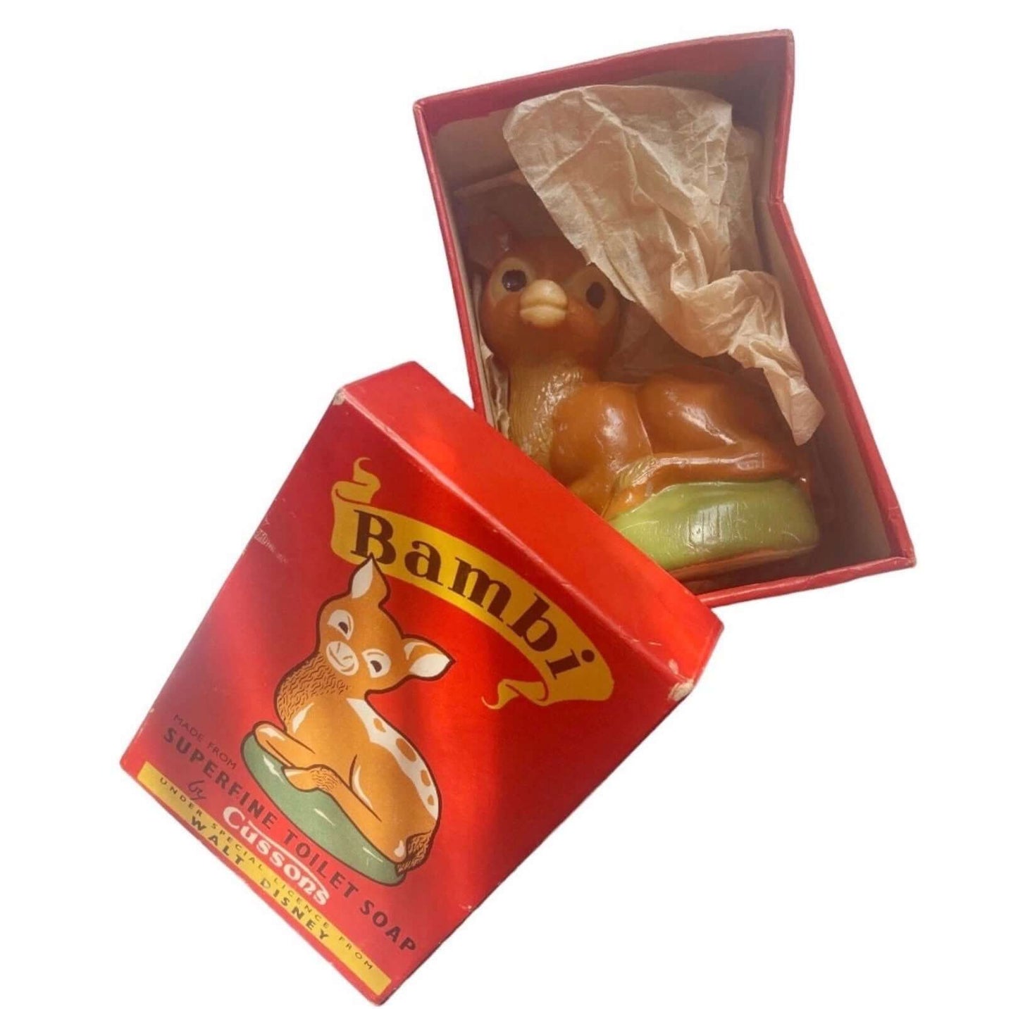 Vintage 1950’s Unused Cussons Bambi Soap in Box