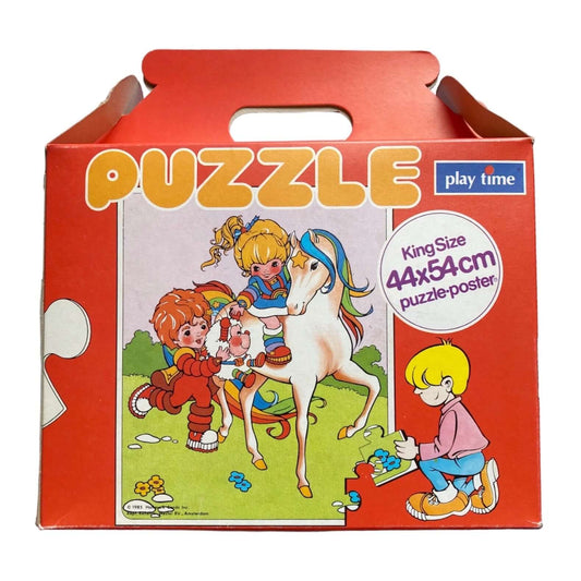 Vintage Original 1980's Rainbow Brite Jigsaw Puzzle Toy