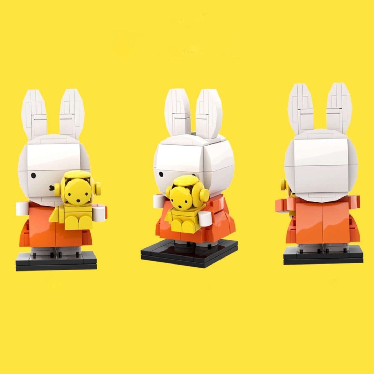 Cocoti Miffy Brick Figure with Teddy – Mini Block Set