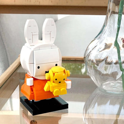 Cocoti Miffy Brick Figure with Teddy – Mini Block Set
