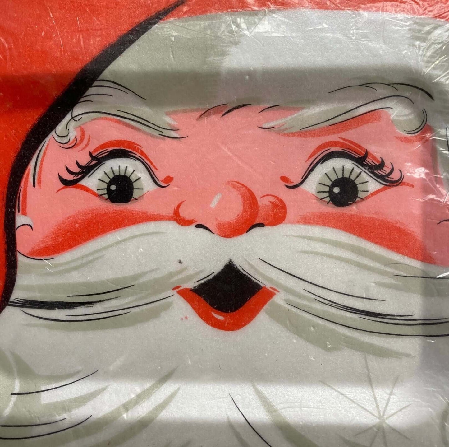 Vintage Holt Howard Reusable Party Santa Plates