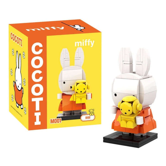 Cocoti Miffy Brick Figure with Teddy – Mini Block Set