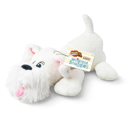 Pound Puppies Weighted Snuggles- White with Fluffy Beard