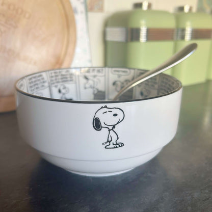 Peanuts “Snoopy Sunday Strips” Bowl Set