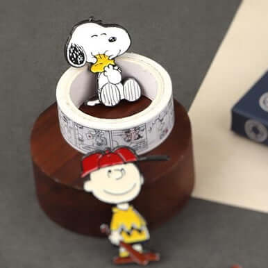 Peanuts Snoopy 75th Anniversary Pin Badge