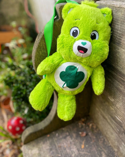 Care Bears Plush Good Luck Bear Backpack