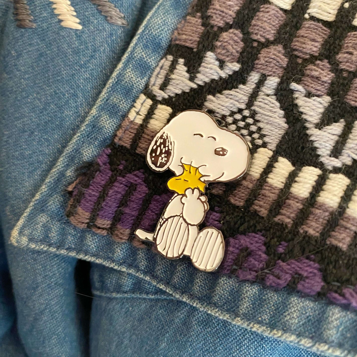 Peanuts Snoopy 75th Anniversary Pin Badge