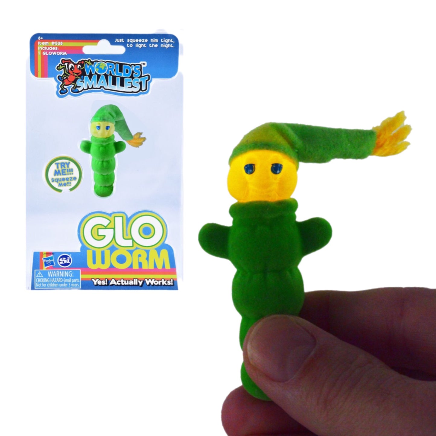 Worlds smallest top glo worm